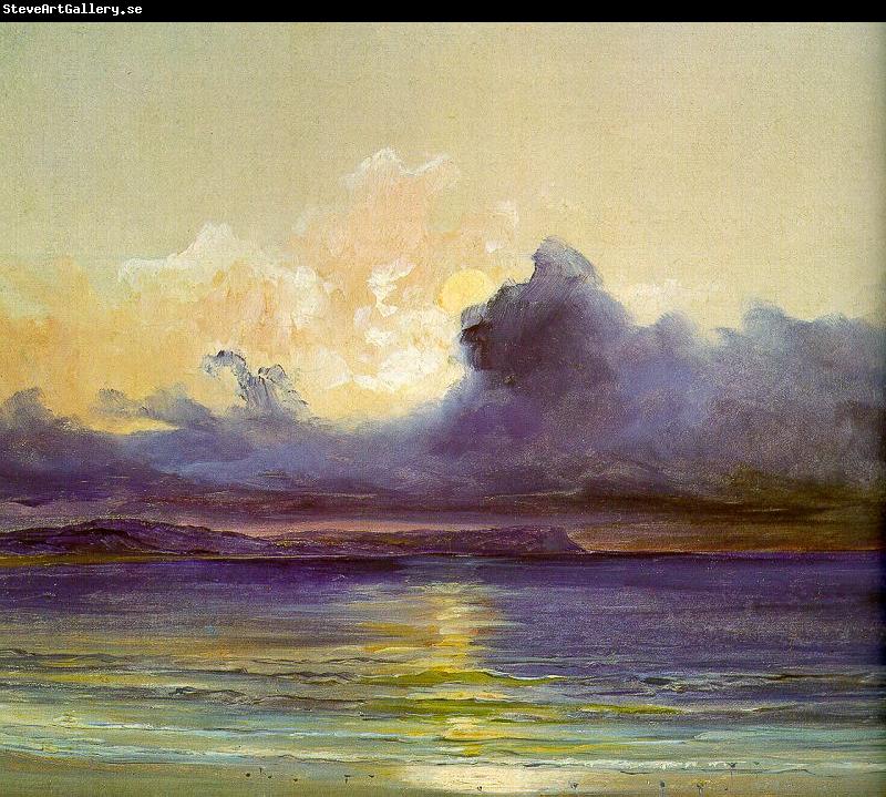 Charles Blechen Sunset at Sea